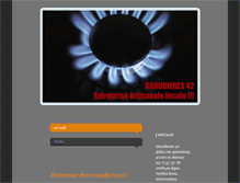 Tablet Screenshot of chaudieres42.com